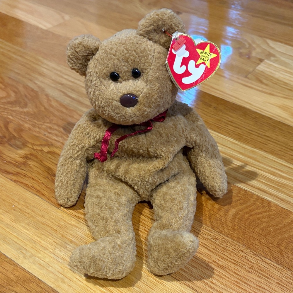 Curly Beanie Baby